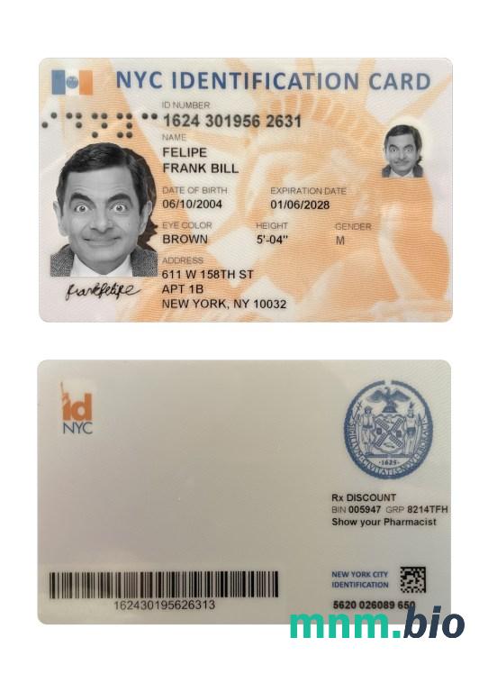 Karta identyfikacyjna stanu Nowy Jork (USA)